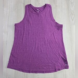 DSG Women's Heatheres Purple Tank Top Size L